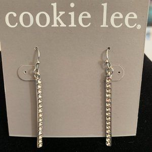 Silver Crystal Earrings